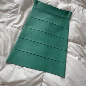 BCBGMaxAzria Green Pencil Skirt
